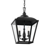 Dame Pendant Textured Black