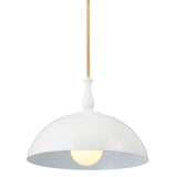 Fira Pendant White 18 Inch