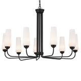 Truby Chandelier Black 38 Inch