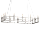 Rosalind Linear Chandelier Polished Nickel