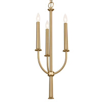 Florence Mini Pendant Brushed Natural Brass