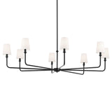 Pallas Round Chandelier Black