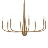 Deela 1 Tier Chandelier Champagne Bronze 8 Light