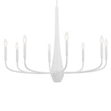 Deela Chandelier White 8 Light