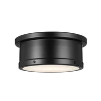 Serca Ceiling Light Black 14.25 Inch