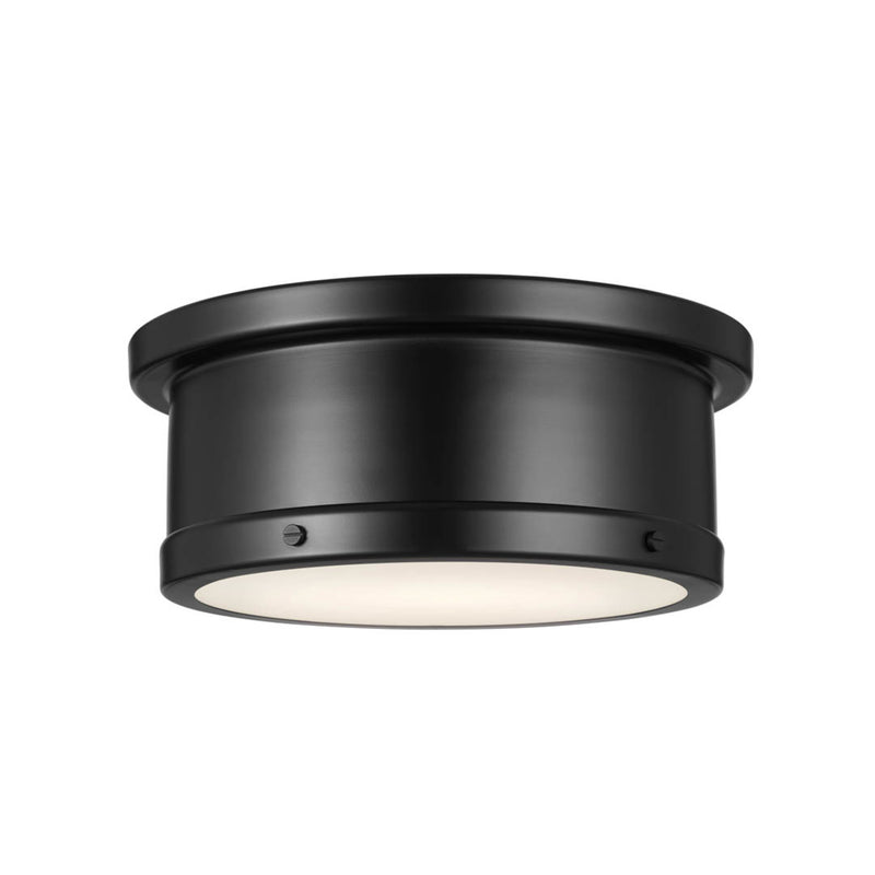 Serca Ceiling Light Black 14.25 Inch