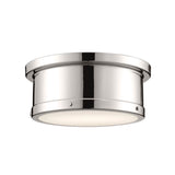 Serca Ceiling Light Polished Nickel 14.25 Inch