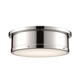 Serca Ceiling Light Polished Nickel 18 Inch