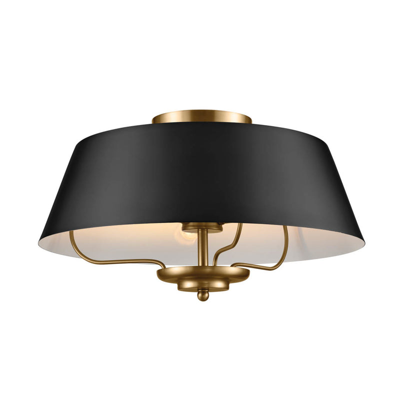 Luella Ceiling Light Black 16 Inch