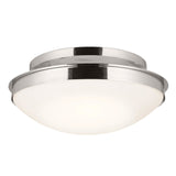 Bretta Ceiling Light Polished Nickel 17.75 Inch