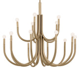Odensa Chandelier Champagne Bronze 15 Light