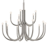 Odensa Chandelier Polished Nickel 15 Light
