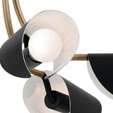 Arcus Semi Flush Chandelier detail 2
