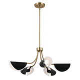 Arcus Semi Flush Chandelier detail 1