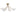 Arcus Semi Flush Chandelier Champagne Bronze & White