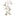 Phix Cone Foyer Pendant Champagne Bronze & Greige & White