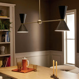 Phix Cone Linear Chandelier lifestyle 1