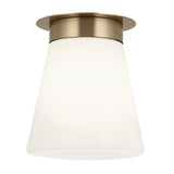 Albers Flush Semi Flush Mount Champagne Bronze 8.5 Inch