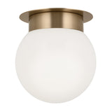 Albers Ceiling Flush Light Champagne Bronze 8 Inch