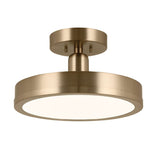Riu Ceiling Semi Flush Light Champagne Bronze