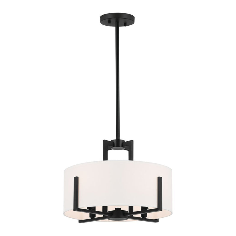Malen Drum Pendant Black 15.5 Inch