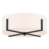 Malen Drum Flush Semi Flush Mount Black 20 Inch