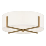 Malen Ceiling Drum Light Champagne Bronze 20 Inch
