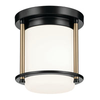 Brit Ceiling Light Black 7.25 Inch