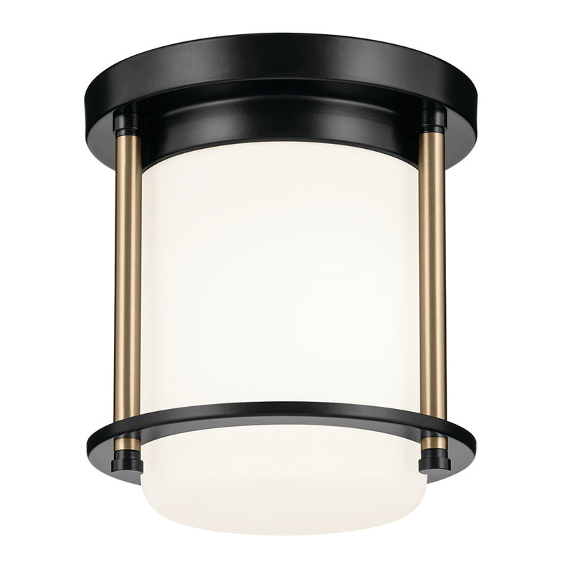 Brit Ceiling Light Black 7.25 Inch