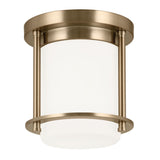 Brit Ceiling Flush Light Champagne Bronze 7.25 Inch