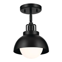 Niva Ceiling Dome Light Black