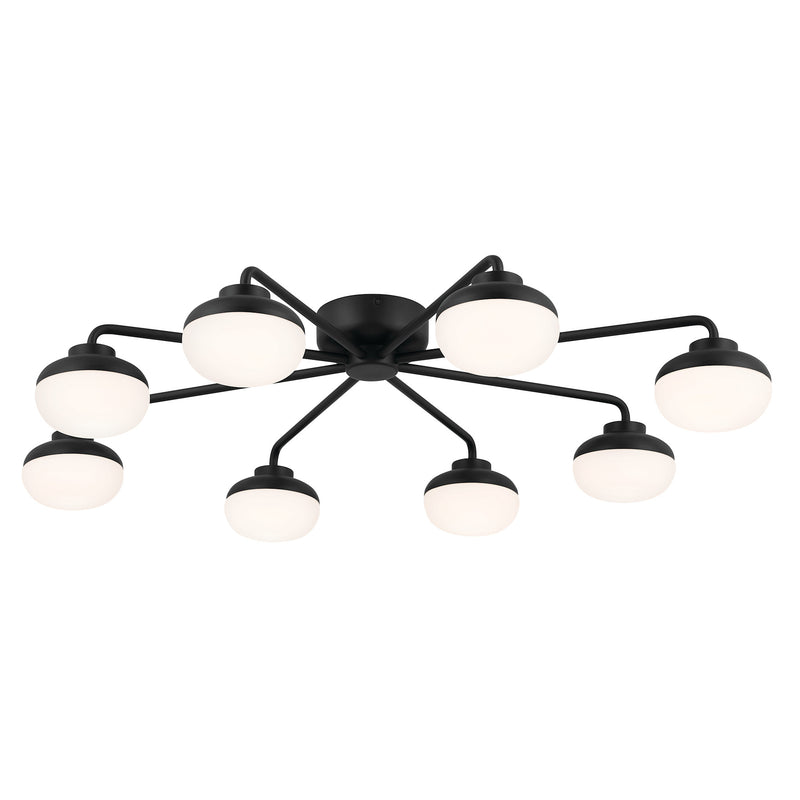 Remy Ceiling Semi Flush Light Black