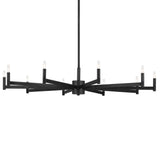 Erzo Chandelier Black 10 Light
