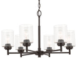 Winslow Cylinder Chandelier Bronze