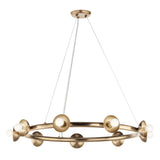 Palta Chandelier Champagne Bronze 9 Light
