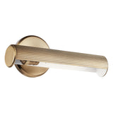 Midi Wall Cylinder Sconce Champagne Bronze 12.25 Inch