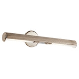 Midi Wall Cylinder Sconce Polished Nickel 24 Inch