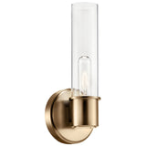 Aviv Wall Sconce Champagne Bronze 13 Inch
