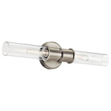 Aviv Wall Sconce Brushed Nickel 24 Inch