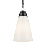 Marsailli Cone Pendant Black 11.5 Inch