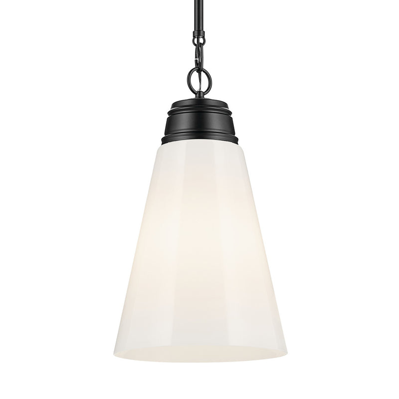 Marsailli Cone Pendant Black 11.5 Inch