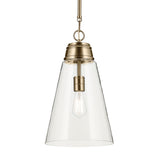 Marsailli Cone Pendant Champagne Bronze 11.5 Inch