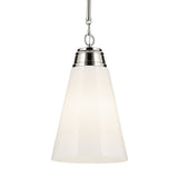 Marsailli Cone Pendant Polished Nickel 11.5 Inch
