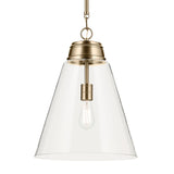Marsailli Cone Pendant Champagne Bronze 15.75 Inch