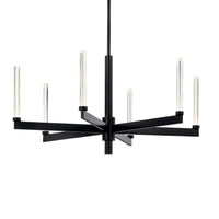 Sycara Chandelier Black 6 Light