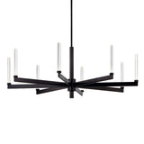 Sycara Chandelier Black 8 Light