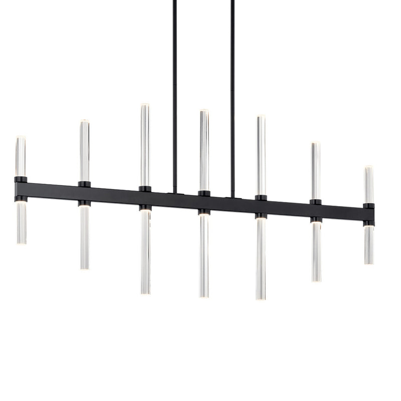 Sycara Linear Chandelier Black