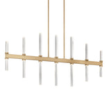 Sycara Linear Chandelier Champagne Bronze
