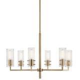 Velestino 1 Tier Chandelier Champagne Bronze 6 Light