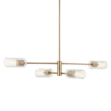 Velestino Linear Chandelier Champagne Bronze